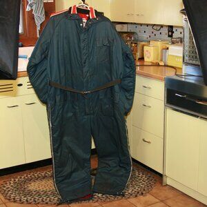 Montgomery Ward Winter Snow Suit Vintage insulated Coveralls